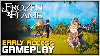 FROZEN FLAME Gameplay  Open World Survival Adventure - PC Early Access No Commentary