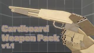 Everything NEW in the Cardboard Weapon Pack! (v1.1) | Bonelab Mods