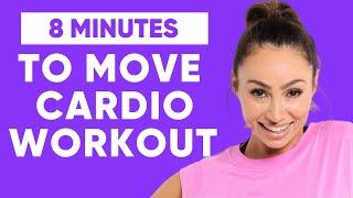 High Intensity 8 Minute Cardio Blast Workout | Gina B