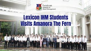 Lexicon IHM Students Visit Amanora The Fern, Pune