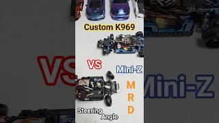 K969 VS Mini-Z MRD Steering Angle #shorts #rc #rcdrift #wltoys