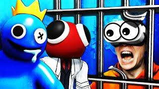 Escaping RAINBOW FRIENDS PRISON In VIRTUAL REALITY