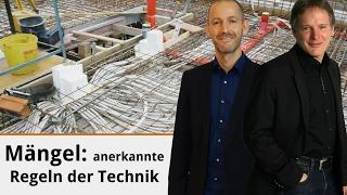 Mängel: Anerkannte Regeln der Technik