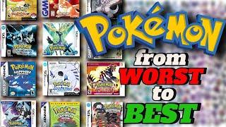 Ranking Every Pokemon Game From WORST to BEST