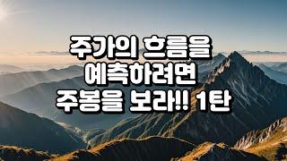 실시간)주가의 흐름을 예측하려면 주봉을 보라!!!