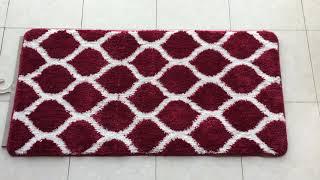 Moroccan bath runner (bed-side runner rug)