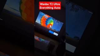 Wanbo T2 Ultra Everything Auto#tv #projector #shorts #shortvideo #shortsvideo #review #tech #cinema