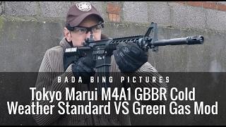 Tokyo Marui M4 MWS GBBR Cold Weather: Standard VS Green Gas Mod