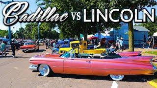 CADILLAC VS LINCOLN!!! Classic Car Show Footage of BEAUTIFUL CADILLACS & LINCOLNS! Classic Cars. USA