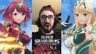 Pyra and Mythra are INSANE! Smash Ultimate Nintendo Direct 2021 Reaction