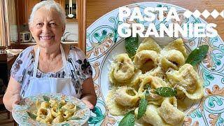 Albertina makes pumpkin cappellacci pasta! | Pasta Grannies