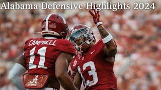 Alabama Defensive Highlights 2024