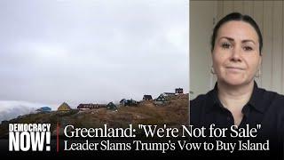 "We're Not for Sale": Greenlandic Member of Danish Parliament Responds to Trump's Vow to Buy Island