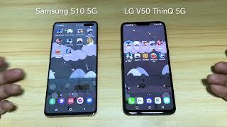 The Fastest 5G Phone? LG V50 ThinQ VS Samsung S10 | Gaming SpeedTest 2023