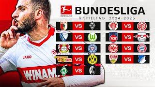 6th matchday - BUNDESLIGA KICKTIPP 2024/2025