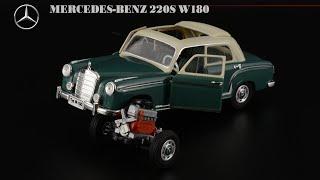 Unconventional: Mercedes-Benz W180 220S Ponton • Faller • 1:43 scale plastic models