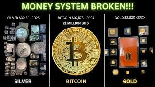 MONEY SYSTEM BROKEN - WHY YOU NEED - BITCOIN - SILVER - GOLD - WATCH LIVE DILUTION OF PAPER MONEY!!!