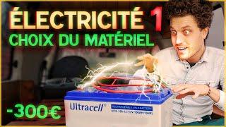 23. ÉLECTRICITÉ en fourgon, CHOIX BATTERIE : Évaluer son besoin & schéma ! Kangoo van aménagé  DIY