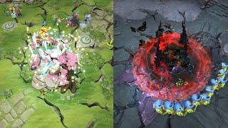 the first draw in the history of dota