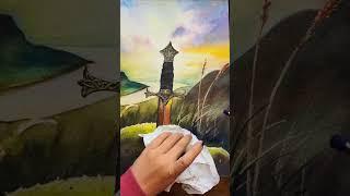 Art Process: Legend Medieval Collection Watercolor painting by Sophie Xie Dream In Watercolor