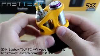 SXK Supbox 70W TC VW Vape Box Mod Kit at FastTech.com