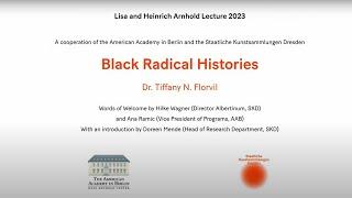 Lisa and Heinrich Arnhold Lecture 2023 | Tiffany N. Florvil | Dresden, 26.4.2023