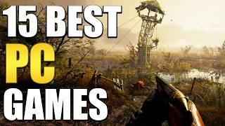 15 BEST PC Games You Can Play Right Now! (2024-2025)