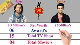 Shaheer Sheikh Vs Aham Sharma Comparison || Mahabharat TV Serial || Arjun and Karna Biography