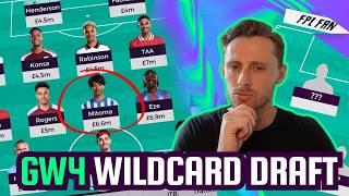 FPL GW4 WILDCARD DRAFTS I Haaland, Salah & Palmer  I Fantasy Premier League 24/25