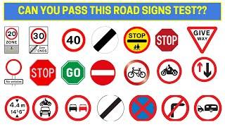  Road Signs Practice Test | UK Road Signs Test | Traffic Road Signs 