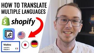 How To Translate & Add Multiple Languages on Shopify (FREE)