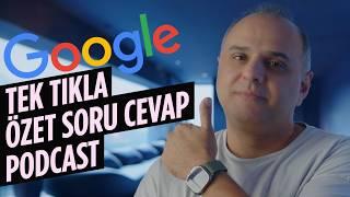 Google'ın Ücretsiz, Limitsiz Aracı Notebook LM: Tek Tıkla Özet, Soru-Cevap ve Podcast: ️