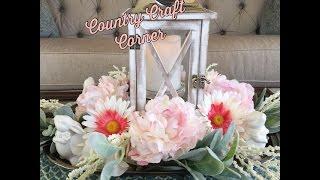 Easter Decor Series: Pretty in Pink Lantern Centerpiece & More