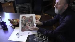 В мастерской художника Николая Цветкова