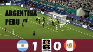 Argentina vs Peru 1-0 | 2024 World Cup Qualification | Match Highlights