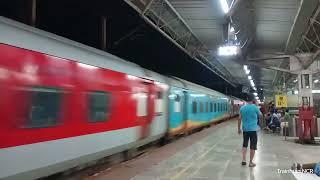 High Speed 12554 Vaishali SF Express Skiping FZD In Top speed