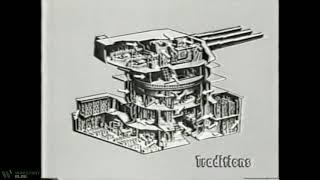 Учебный фильм минобороны США. 16 дюймовое корабельное орудие.