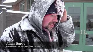 Ice Sculpting in Stowe