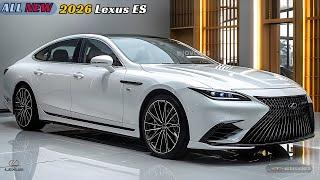 The New 2026 Lexus ES Revealed - Stunning New Design & Better Efficiency!