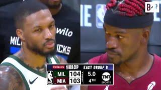 Bucks vs. Heat Wild Ending - Final 3:20 | 2024 NBA Cup