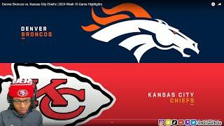 49ERS FAN REACTS TO Denver Broncos vs. Kansas City Chiefs | 2024 Week 10 Game Highlights