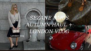 FIRST SEPTEMBER IN LONDON + SEZANE PARIS AUTUMN HAUL/VLOG/Eva McMahon