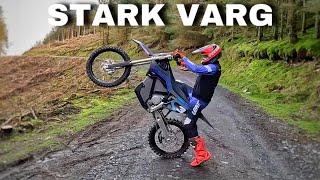 Can The World's Most Powerful Electric Dirt Bike Ride Enduro // Stark Varg First Ride