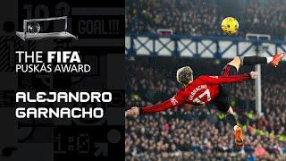 Alejandro Garnacho | Everton v Manchester United | FIFA Puskas Award 2024 Nominee