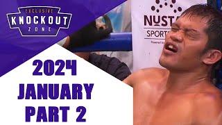 Boxing Knockouts | January 2024 | Part 2 #knockoutzone