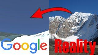 Who is hiding these mountains? Russia, China or Google?