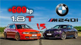 +600HP AUDI A4 B5 1.8T QUATTRO VS. +420HP BMW M240i | KIIHDYTYSKISA