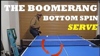 How to do a 'Back to the Net' Bottom Spin Serve