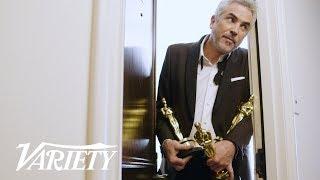 Alfonso Cuarón Shows Us His Oscars