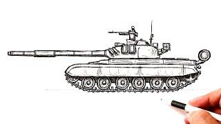 How to draw a Tank | Taurus Art